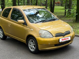 2000 Toyota Vitz I (P10), жёлтый, 220000 рублей, вид 2