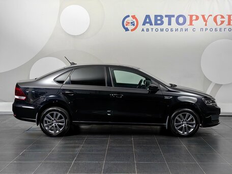 2019 Volkswagen Polo V Рестайлинг, чёрный, 1323000 рублей, вид 5