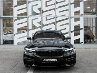 2018 BMW 5 серии 530i xDrive VII (G30/G31/G38), чёрный, 3474900 рублей, вид 3
