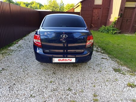 2013 Lada (ВАЗ) Granta I, синий, 450000 рублей, вид 3