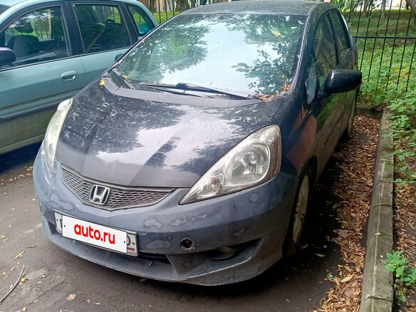 2010 Honda Fit II, чёрный - вид 1