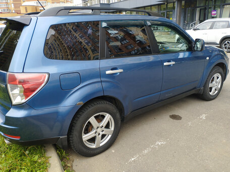 2008 Subaru Forester III, синий, 830000 рублей, вид 4
