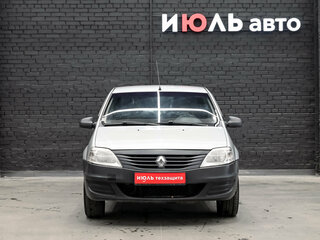 2013 Renault Logan I Рестайлинг, серебристый, 220000 рублей, вид 2