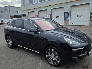 2015 Porsche Cayenne S Diesel II Рестайлинг (958), синий, 4150000 рублей, вид 3