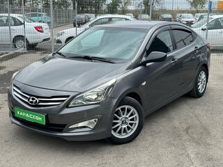 2014 Hyundai Solaris I Рестайлинг, серый, 850000 рублей, вид 1