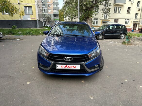 2021 Lada (ВАЗ) Vesta SW I, синий, 1300000 рублей - вид 1