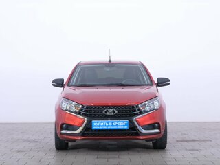 2017 Lada (ВАЗ) Vesta I, красный, 789000 рублей, вид 2
