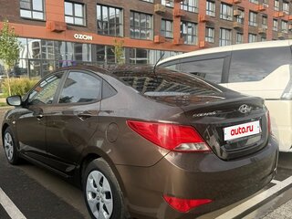 2016 Hyundai Solaris I Рестайлинг, коричневый, 1175000 рублей, вид 2