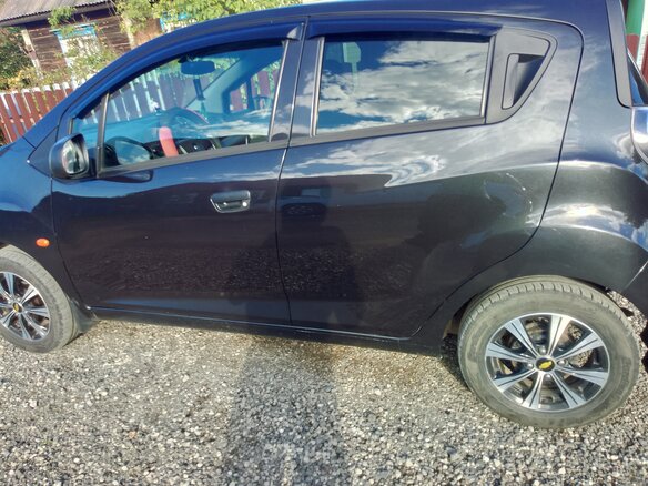 2011 Chevrolet Spark III, чёрный, 470000 рублей - вид 9