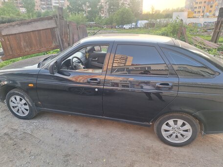2012 Lada (ВАЗ) Priora I, чёрный, 320000 рублей, вид 4