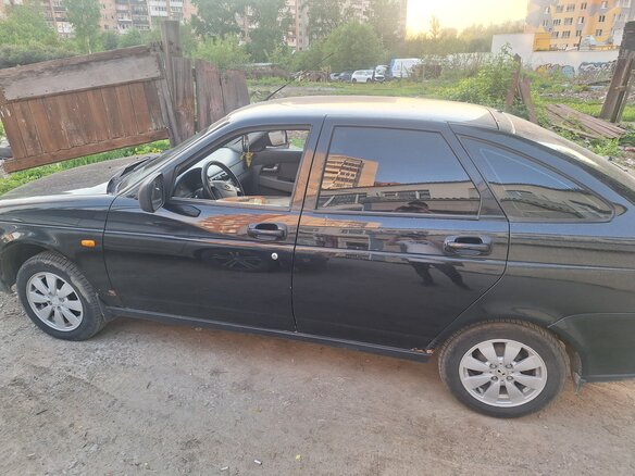2012 Lada (ВАЗ) Priora I, чёрный, 320000 рублей - вид 3