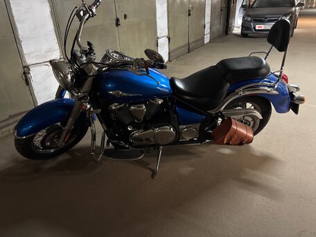 2009 Kawasaki VN900 Vulcan, синий, 750000 рублей, вид 4