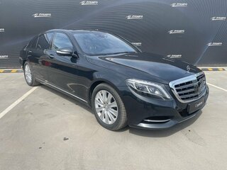 2015 Mercedes-Benz S-Класс 500 Long VI (W222, C217), чёрный, 3700000 рублей, вид 3