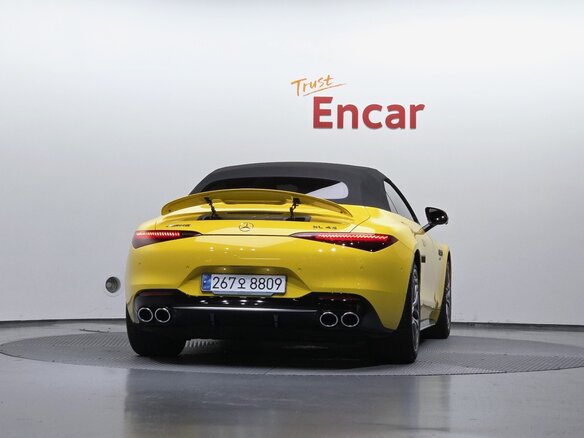 2025 Mercedes-Benz SL-Класс AMG 43 AMG IV (R232), жёлтый - вид 3