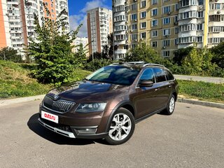 2017 Skoda Octavia Scout III (A7), коричневый, 1890000 рублей, вид 2