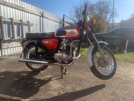 1984 Jawa 350/634, красный, 80000 рублей, вид 4