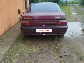 1991 Peugeot 605, красный, 85000 рублей, вид 3