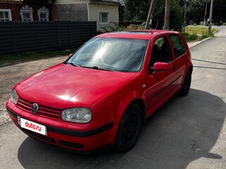 1998 Volkswagen Golf IV, красный, 180000 рублей, вид 1