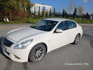 2013 Infiniti G25 IV, белый, 1500000 рублей, вид 3