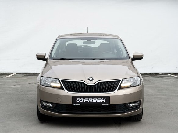 2019 Skoda Rapid I Рестайлинг, бежевый, 1340000 рублей - вид 2