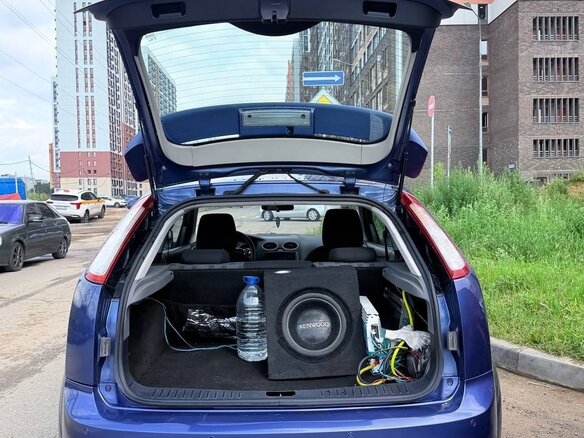 2008 Ford Focus II Рестайлинг, синий - вид 11