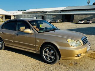 2005 Hyundai Sonata ТагАЗ IV (EF) Рестайлинг, бежевый, 450000 рублей, вид 4