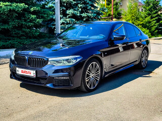 2018 BMW 5 серии 530d xDrive VII (G30/G31/G38), чёрный, 4300000 рублей, вид 3