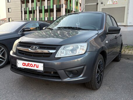 2016 Lada (ВАЗ) Granta I, серебристый, 485000 рублей, вид 1