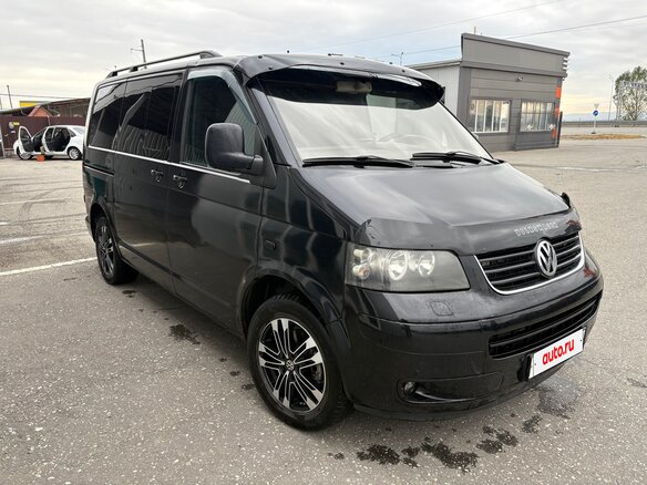 2005 Volkswagen Multivan T5, чёрный, 1300000 рублей - вид 1