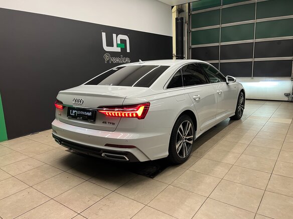 2022 Audi A6 45 TFSI V (C8), белый, 4850000 рублей - вид 5