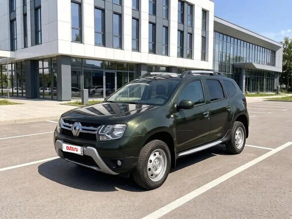 2015 Renault Duster I Рестайлинг, зелёный, 1200000 рублей - вид 2