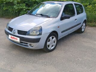 2001 Renault Clio II Рестайлинг, серебристый, 375000 рублей, вид 1