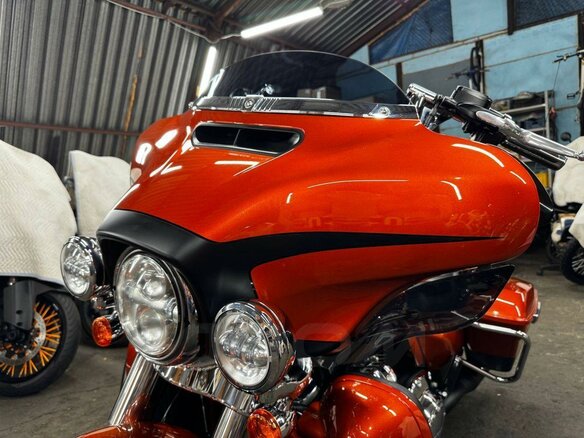 2018 Harley-Davidson Electra Glide, оранжевый, 1880000 рублей - вид 11