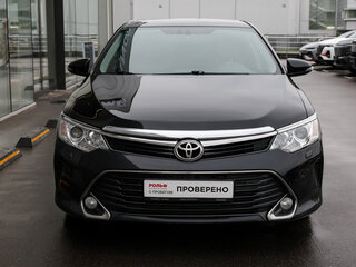 2017 Toyota Camry VII (XV50) Рестайлинг, чёрный, 2249000 рублей, вид 2