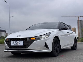 2022 Hyundai Elantra VII (CN7), белый, 1365000 рублей, вид 3
