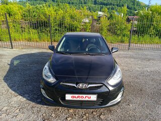 2012 Hyundai Solaris I, чёрный, 770000 рублей, вид 2