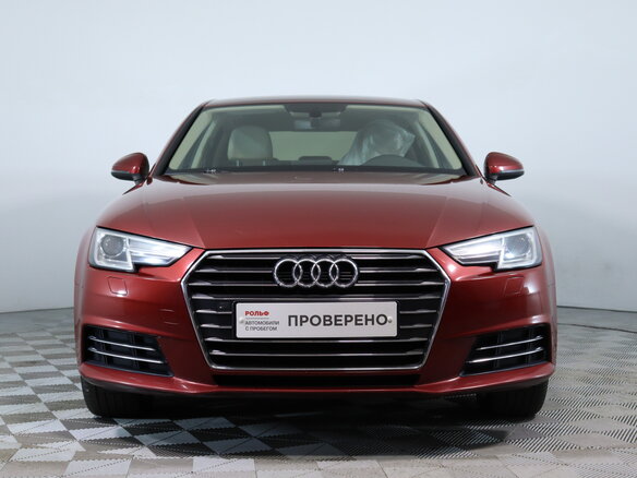 2016 Audi A4 V (B9), красный - вид 1