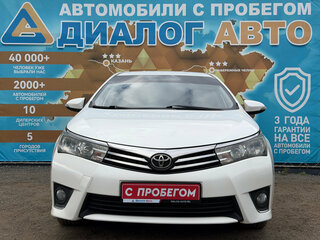 2014 Toyota Corolla XI (E160, E170, E180), белый, 1150000 рублей, вид 2