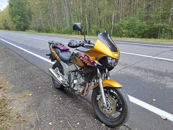 2000 Yamaha TDM850, золотистый, 330000 рублей - вид 7