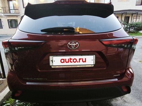 2021 Toyota Highlander IV (XU70), красный, 4500000 рублей, вид 5