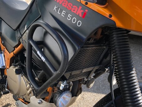 2005 Kawasaki KLE 500, жёлтый, 345000 рублей, вид 5
