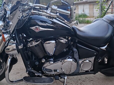 2010 Kawasaki VN900 Vulcan, чёрный, 630000 рублей, вид 3