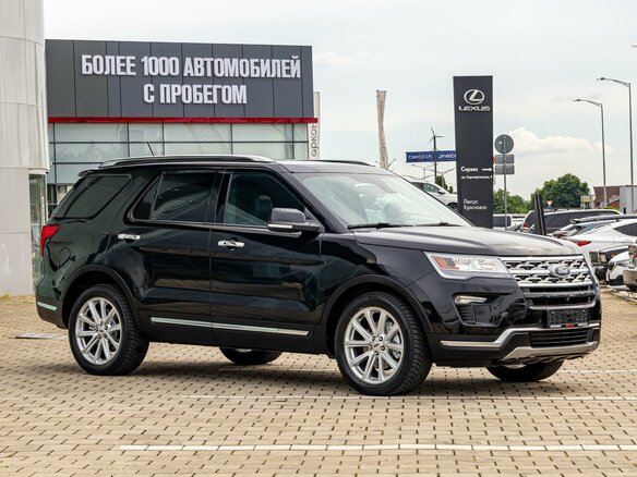 2019 Ford Explorer V Рестайлинг 2, чёрный, 2325000 рублей - вид 2