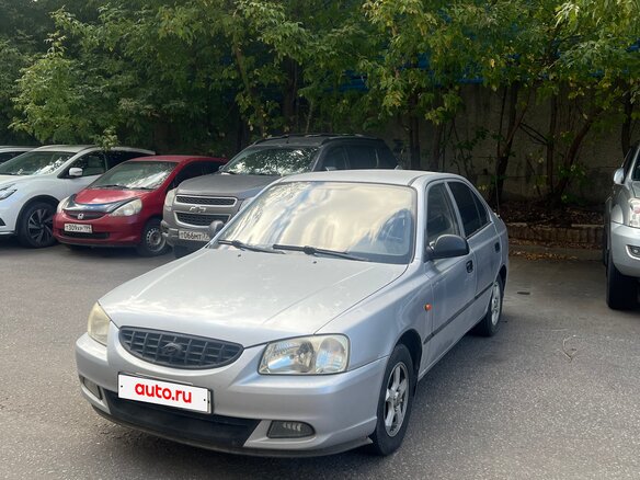 2007 Hyundai Accent ТагАЗ II, серебристый, 360000 рублей - вид 12