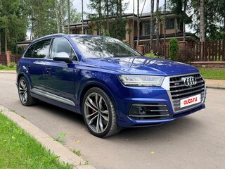 2017 Audi SQ7 I (4M), синий, 6500000 рублей, вид 2