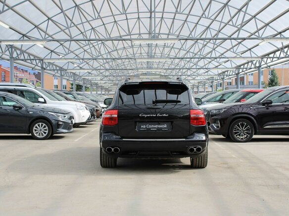 2008 Porsche Cayenne Turbo S I Рестайлинг (957), чёрный - вид 3