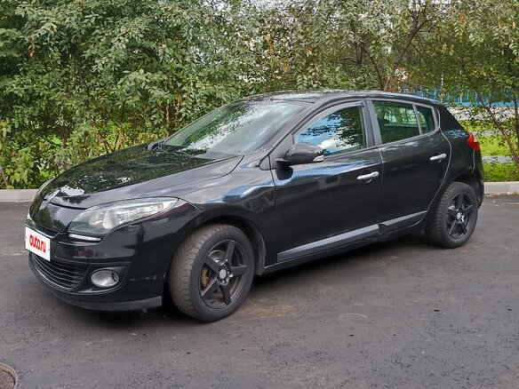 2012 Renault Megane III Рестайлинг, чёрный