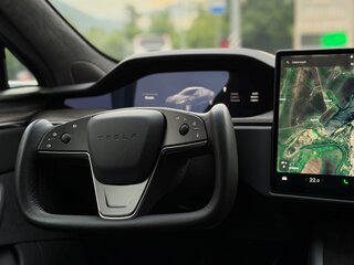 2021 Tesla Model S Long Range I Рестайлинг 2, чёрный, 6050000 рублей, вид 5