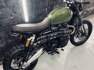 2021 Triumph Scrambler, зелёный, 1550000 рублей, вид 4