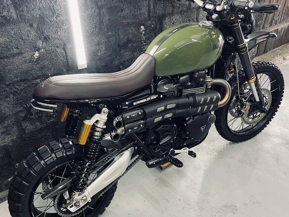 2021 Triumph Scrambler, зелёный, 1550000 рублей - вид 3